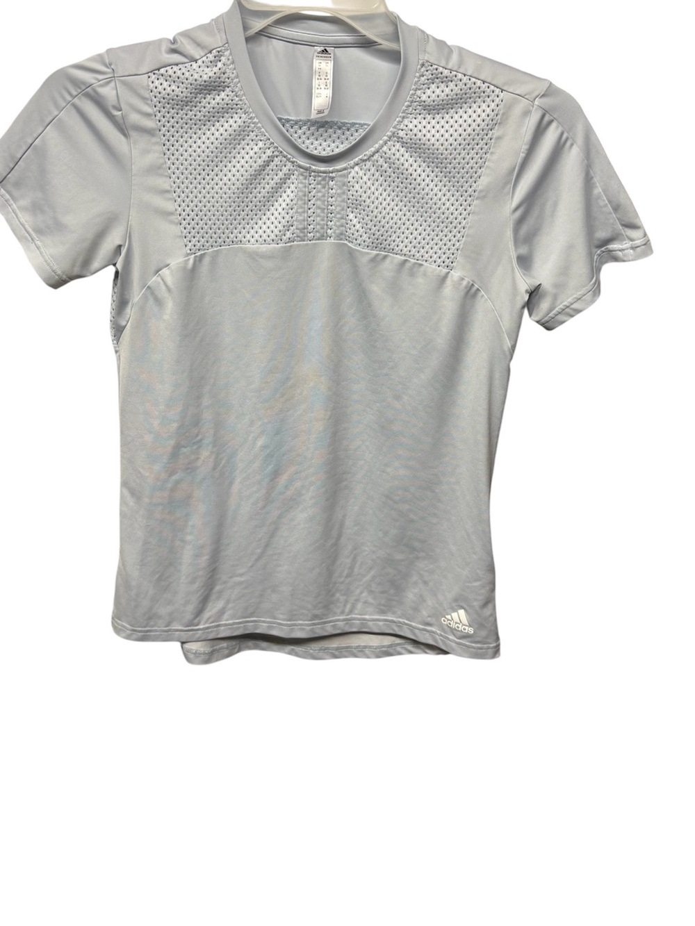 Adidas Womens  Active Athletic Light Blue Top Size XS